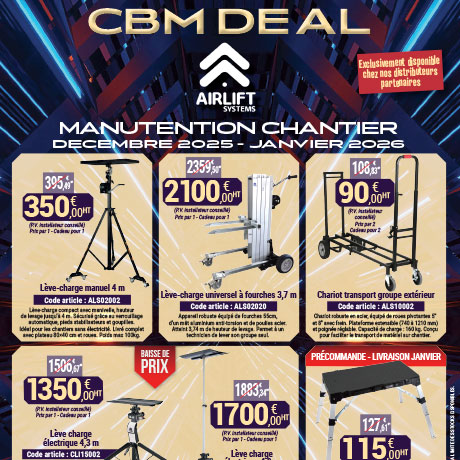 CBM DEAL Décembre/Janvier 2026